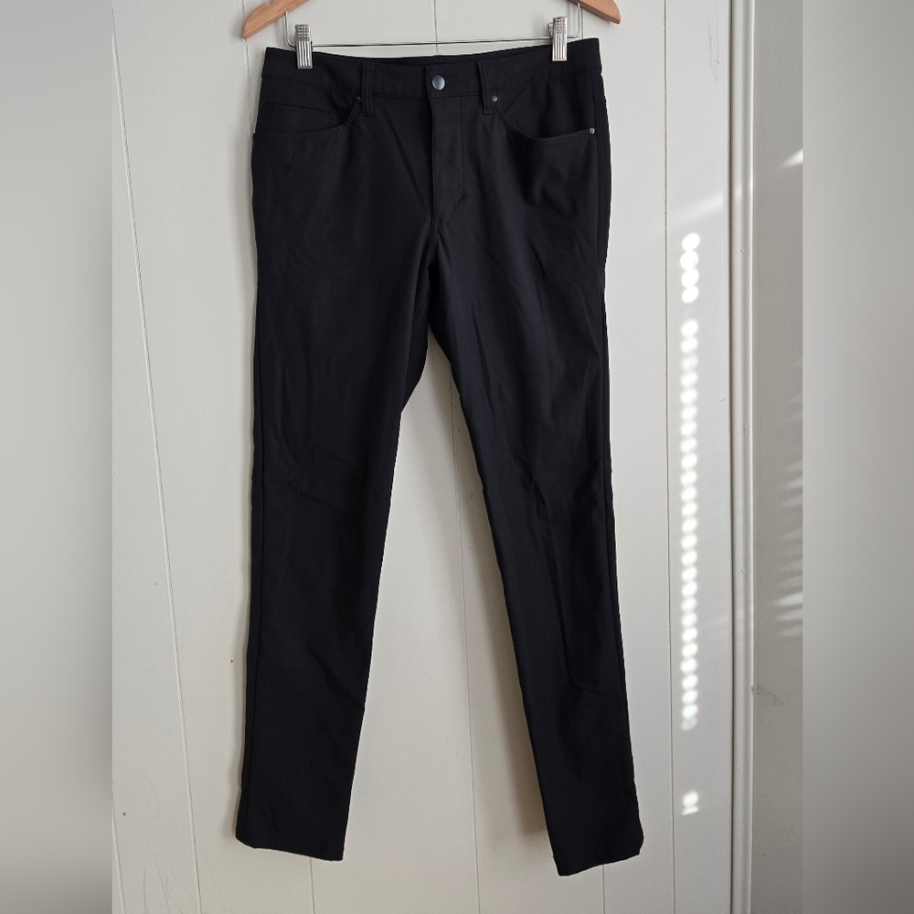 lululemon Men's Slim Black Pants-Size 30